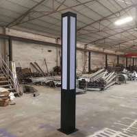 4m Decorative Outdoor Garden LED Bollard Light Stainless Steel