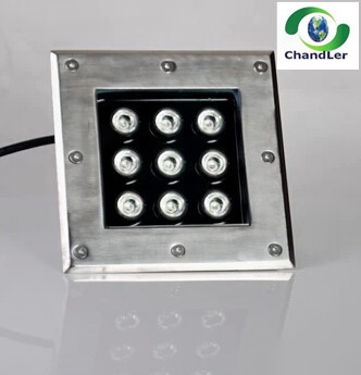 9W LED underground light lamp buried recessed floor lamps Waterproof IP67 outdoor Landscape lighting 85-265V AC 12V DC