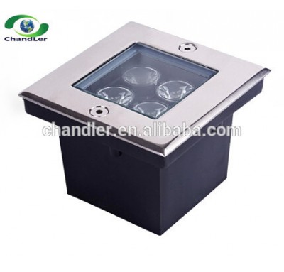 factory direct sale 4W LED underground lamp IP65 Buried lighting LED outdoor underground RGB light AC85-265V